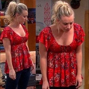 Freepeople Floral Top As Seen On TV